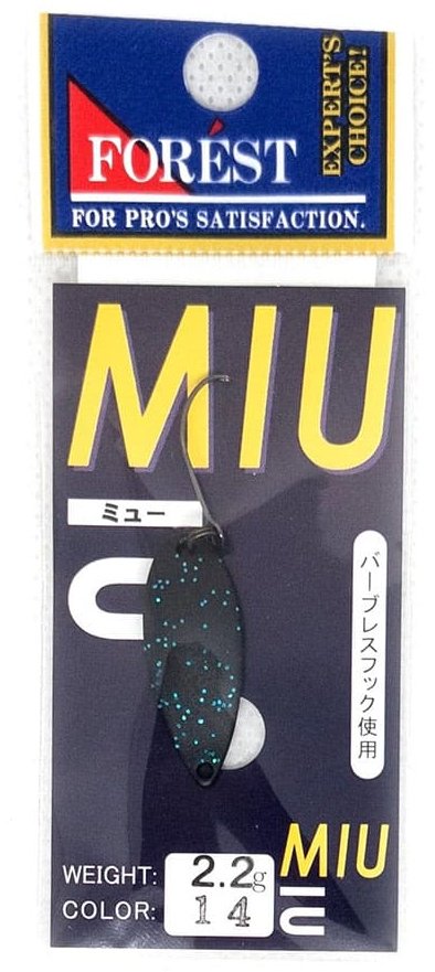 Блесна FOREST Forest Miu Standart 2.2g 1 шт 28 мм Forest 14