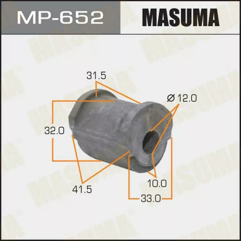 Втулка стабилизатора Masuma MP-652 d12 48818-30120 купить,NaN