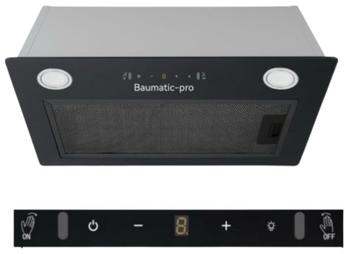 Вытяжка Baumatic-PRO TB0852 черный