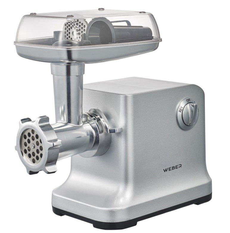 Мясорубка Weber MG1800W серебристая