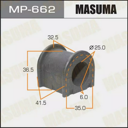Втулка стабилизатора Masuma MP-662 d25 48815-28130