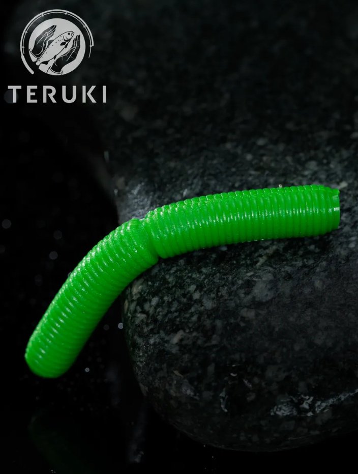 Мягкая приманка TERUKI L01-01CH-S 7 шт 65 мм Зеленый