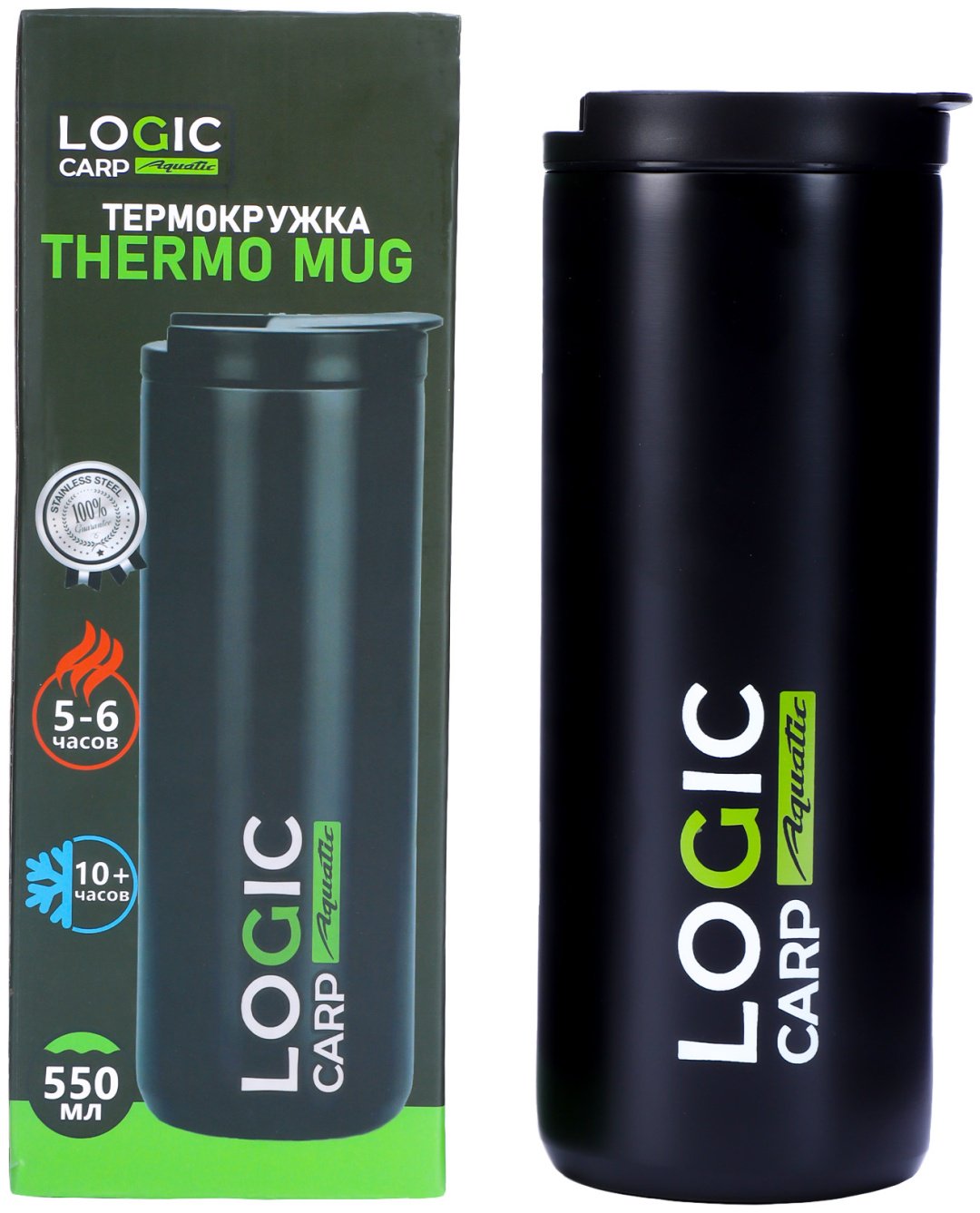 Термокружка Logic Carp LC-TM 0.55 л черный
