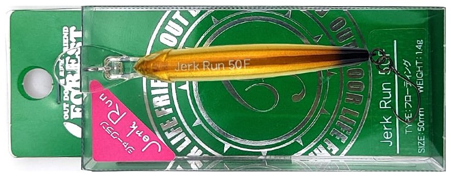 Воблер FOREST Forest Jerk Run 50F 1 шт 50 мм Golden Boy купить,NaN