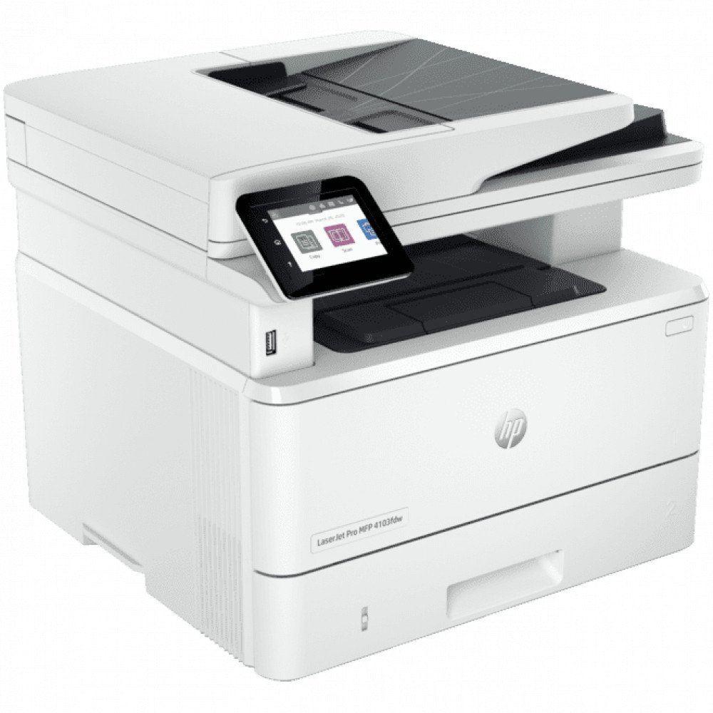 МФУ HP Europe LaserJet Pro MFP 4103fdw 2Z629A белое