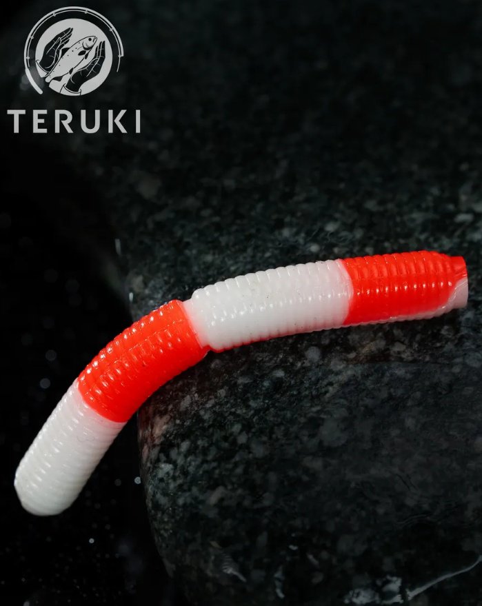 Мягкая приманка TERUKI L04-03CH-S 7 шт 65 мм Белый\Красный купить,NaN