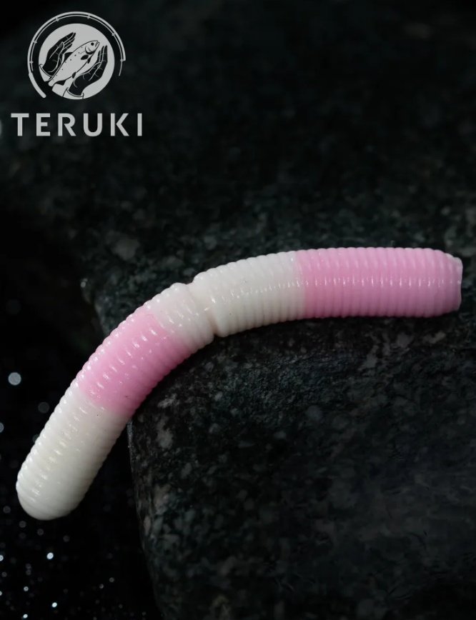 Мягкая приманка TERUKI L02-07CH-S 7 шт 65 мм Светло Розовый\Белый купить,NaN