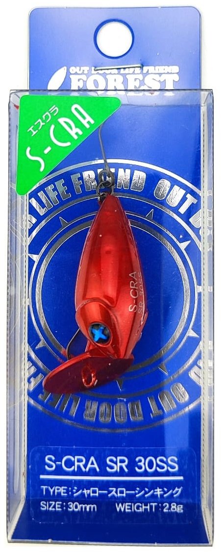 Воблер FOREST Forest S-CRA 30SS 1 шт 30 мм Enamel Red купить,NaN