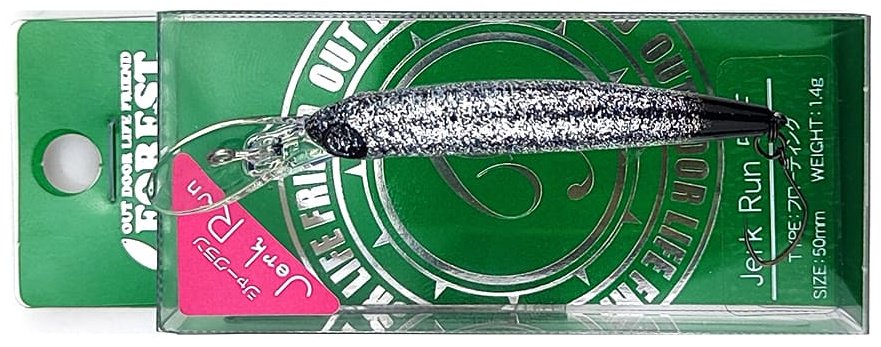 Воблер FOREST Forest Jerk Run 50F 1 шт 50 мм Shine Silver