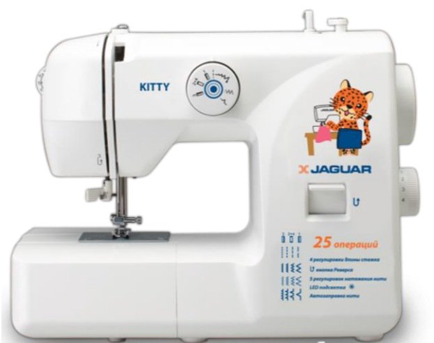 Швейная машина Jaguar Kitty белая