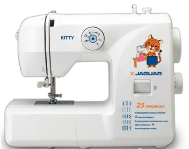 Швейная машина Jaguar Kitty белая купить,NaN