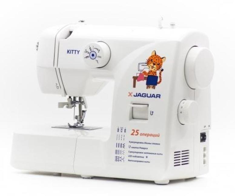 Швейная машина Jaguar Kitty белая - ForteMarket Швейная машина Jaguar Kitty белая купить,0