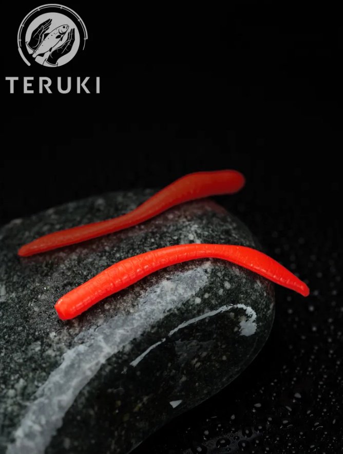 Мягкая приманка TERUKI F01-13CH-S 7 шт 80 мм Красный
