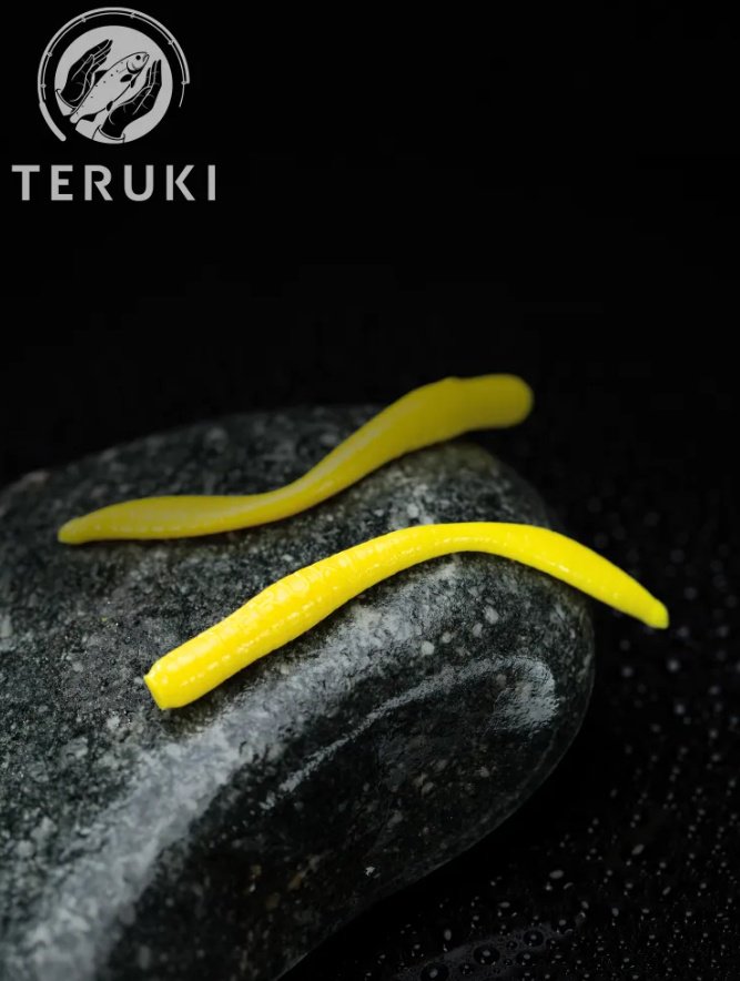 Мягкая приманка TERUKI F01-03CH-S 7 шт 80 мм желтый