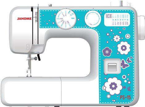 Швейная машина Janome PS-15 белая купить,NaN