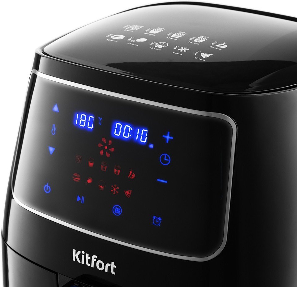 Аэрогриль Kitfort КТ-2211 черный купить,NaN