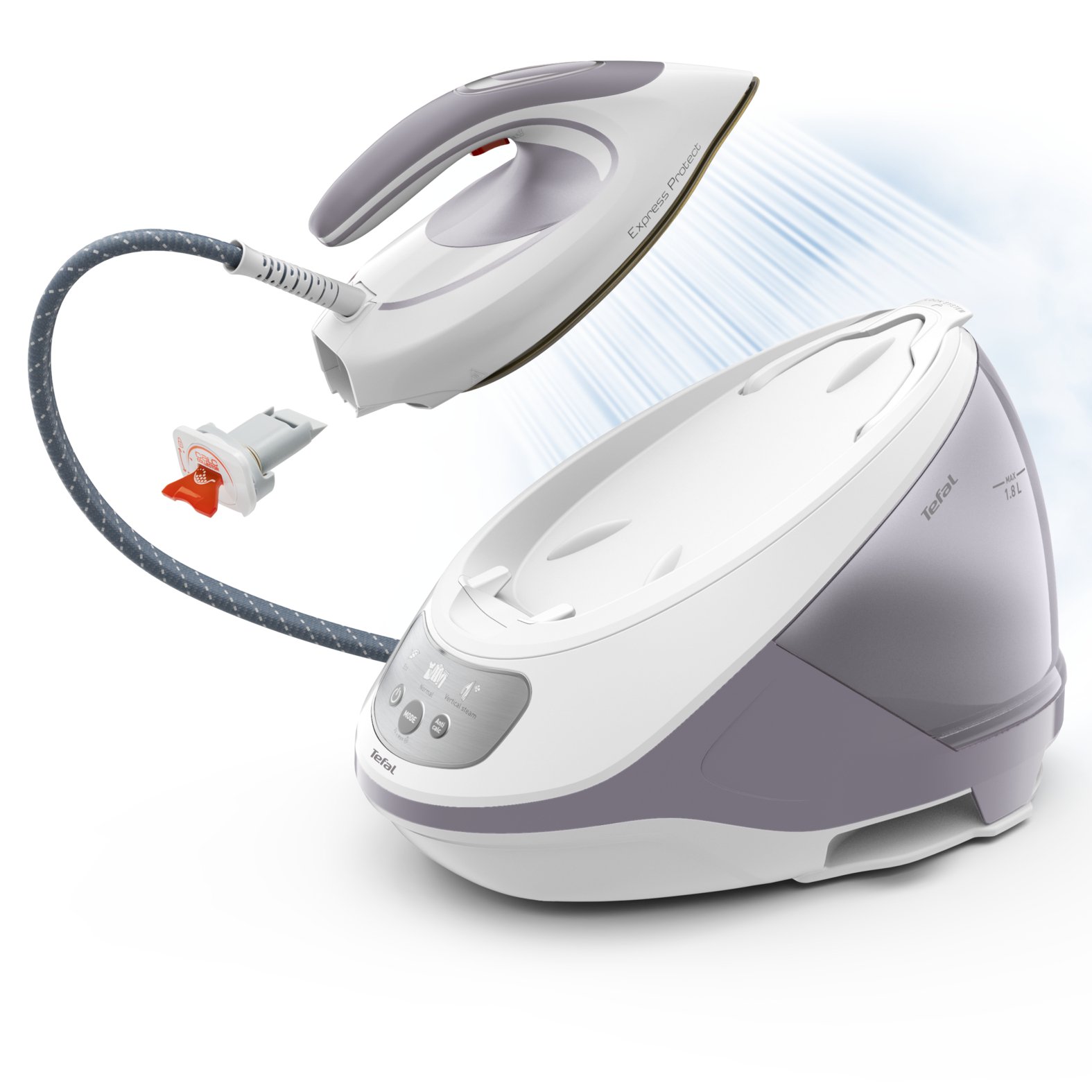 Парогенератор Tefal Express Protect SV9203E0 бело-фиолетовый - ForteMarket Парогенератор Tefal Express Protect SV9203E0 бело-фиолетовый купить,0