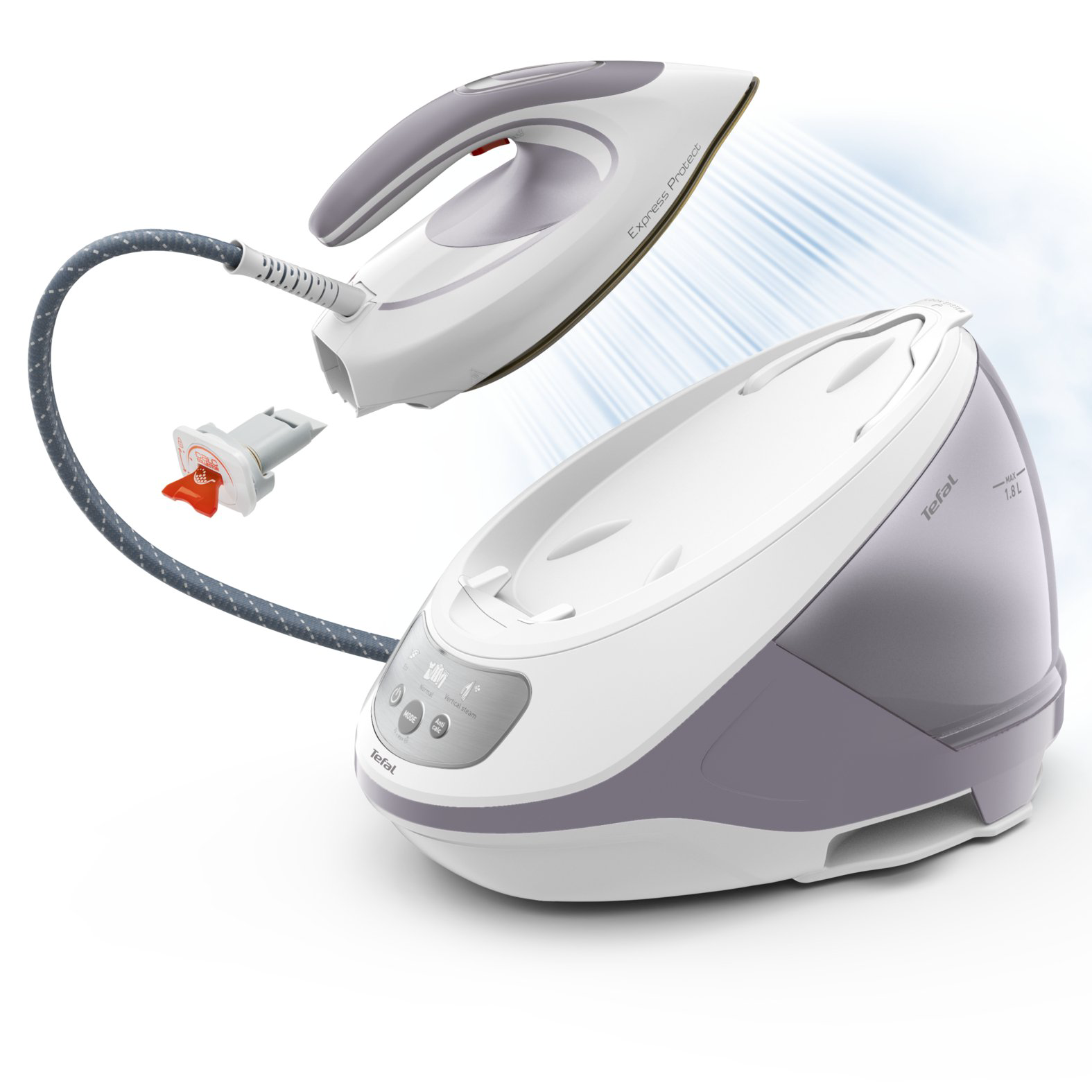 Парогенератор Tefal Express Protect SV9203E0 бело-фиолетовый купить,159990