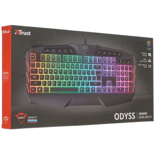 Клавиатура Trust GXT 881 Odyss 24303 Black купить,0