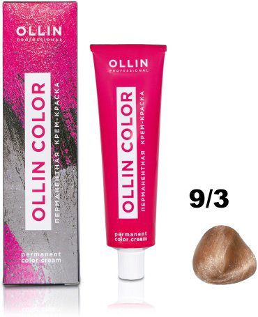 Крем-краска Ollin Professional Color 9/3 блондин золотистый 60 мл купить,NaN