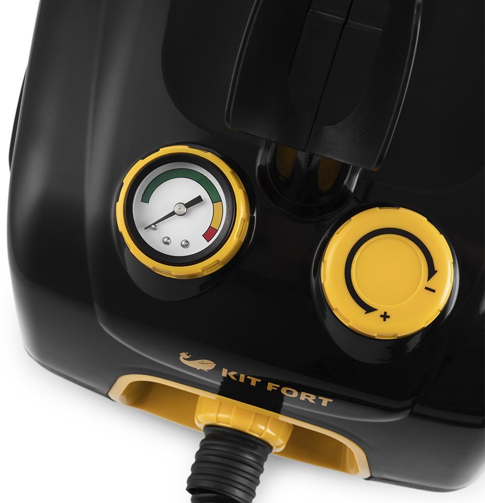 Пароочиститель Kitfort KT-932 черный - ForteMarket Пароочиститель Kitfort KT-932 черный купить,0
