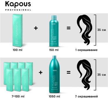Kapous Professional Hyaluronic Acid 9.018 очень светлый блондин прозрачный лакричный крем-краска 100 мл купить,NaN