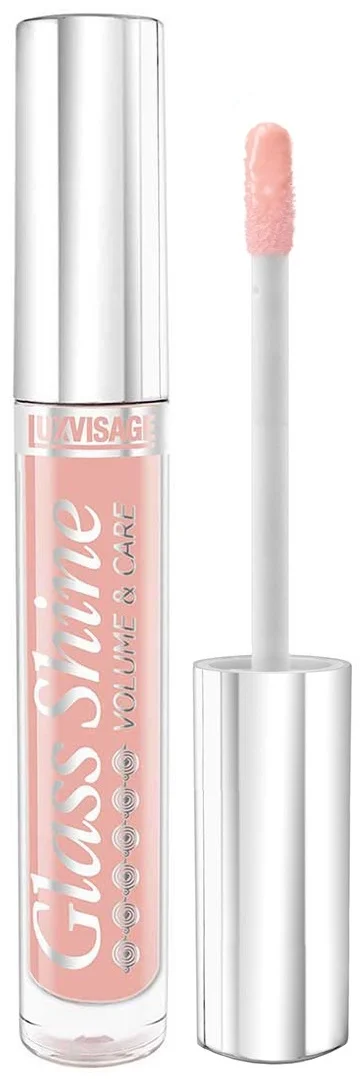 Блеск для губ Luxvisage Glass shine с эффектом объема 01 нюд купить,NaN