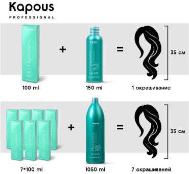 Kapous Professional Hyaluronic Acid 9 крем-краска 100 мл купить,NaN