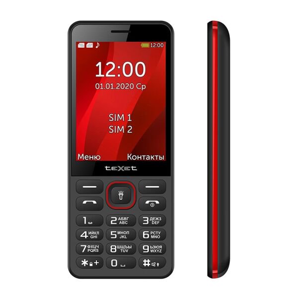 Мобильный телефон Texet TM-309 Black-Red купить,NaN