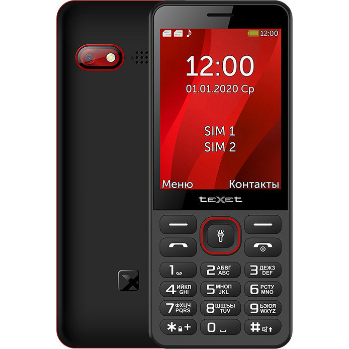Мобильный телефон Texet TM-309 Black-Red купить,NaN