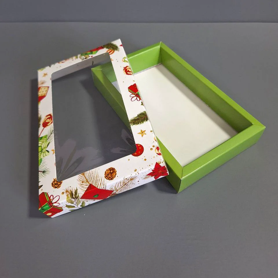 Коробка Box.kz с окном 5шт подарок - ForteMarket Коробка Box.kz с окном 5шт подарок купить,0