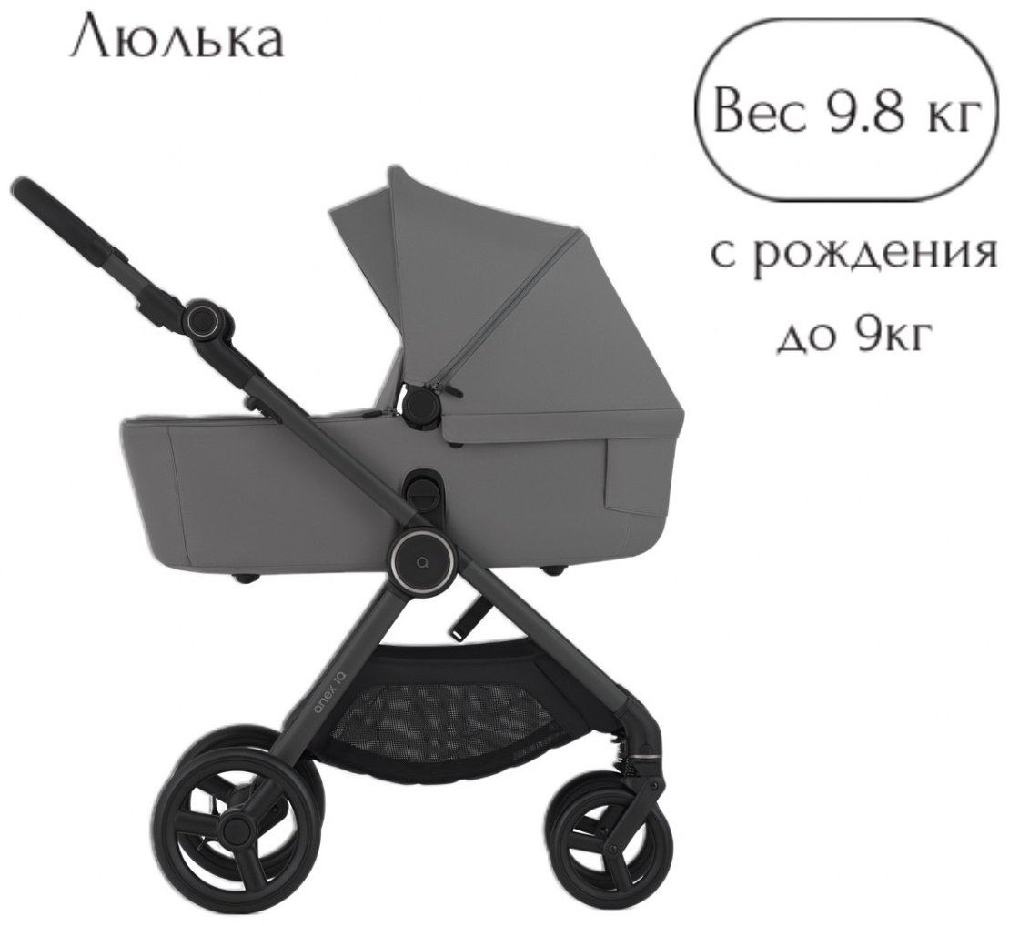 Коляска трансформер Anex IQ Basic Lune, серый купить,392900