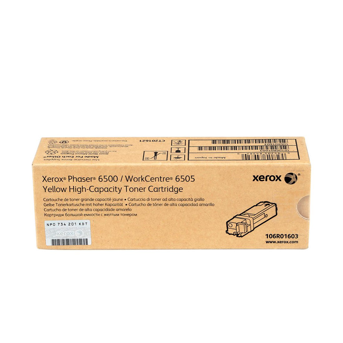 Тонер-картридж Xerox 106R01603 жёлтый купить,NaN