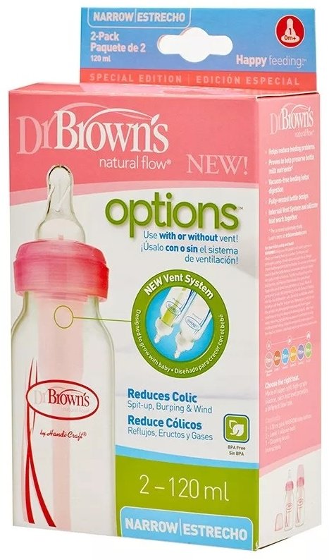 Бутылочка Dr. Browns 42305 120 мл прозрачный