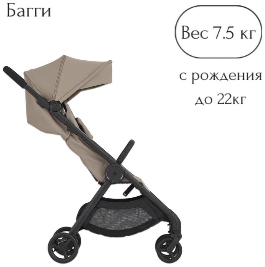 Коляска трансформер Anex IQ Basic Honey, бежевый