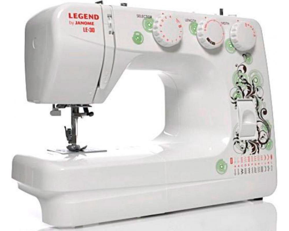 Швейная машина Janome LE-30 белая купить,0
