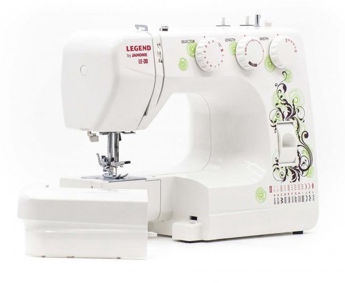 Швейная машина Janome LE-30 белая купить,0