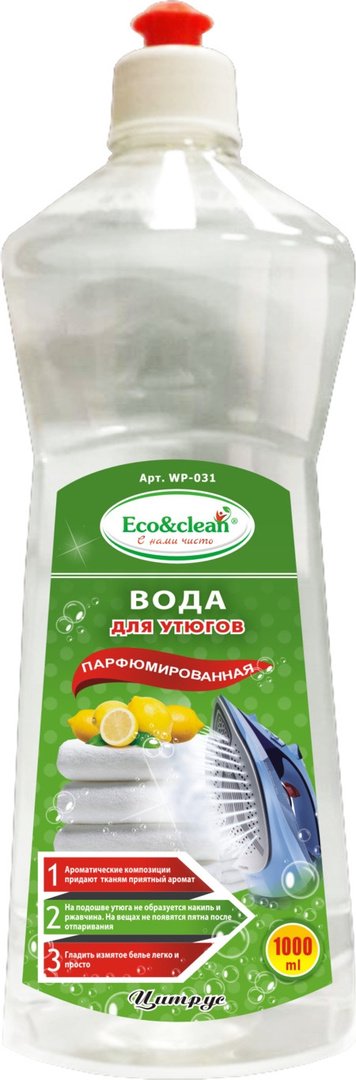 Вода для утюгов Eco&clean WP-031 Цитрус 1 л 