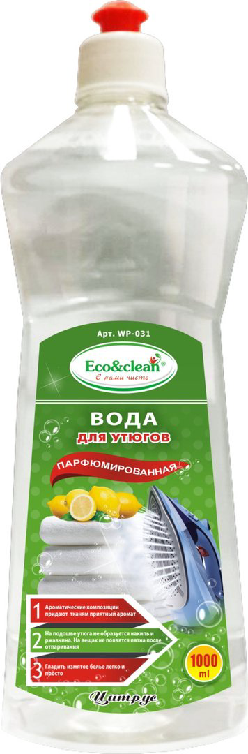 Вода для утюгов Eco&clean WP-031 Цитрус 1 л  купить,NaN