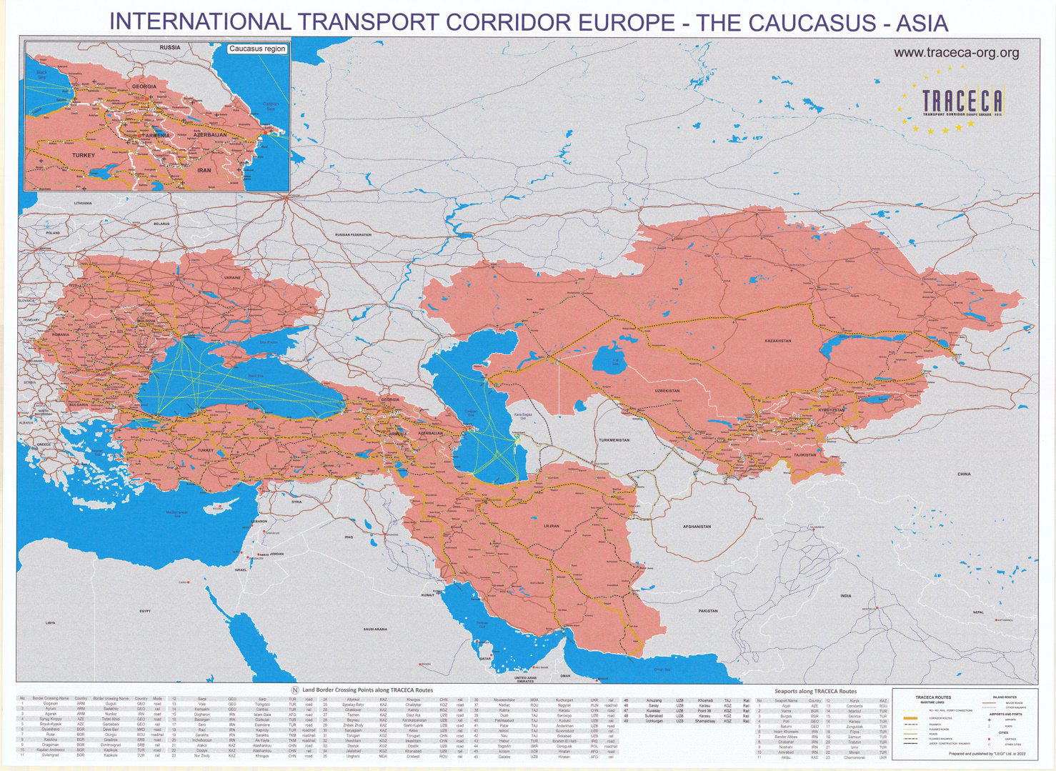 Настенная карта Vaibiz International Transport Corridor Europe - Caucasus - Asia 150х205 см - ForteMarket Настенная карта Vaibiz International Transport Corridor Europe - Caucasus - Asia 150х205 см купить,47000