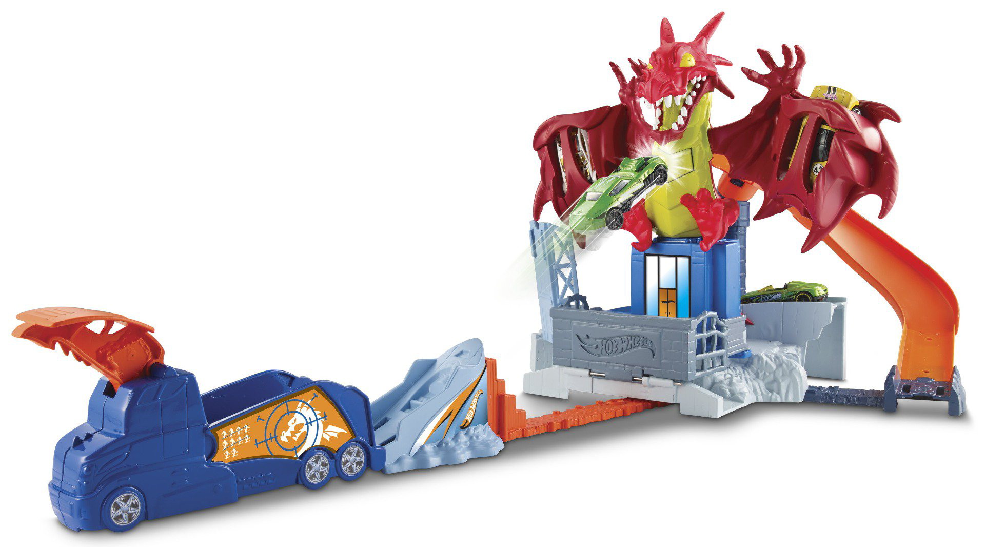 Игровой набор Hot Wheels City Битва с драконом купить,NaN