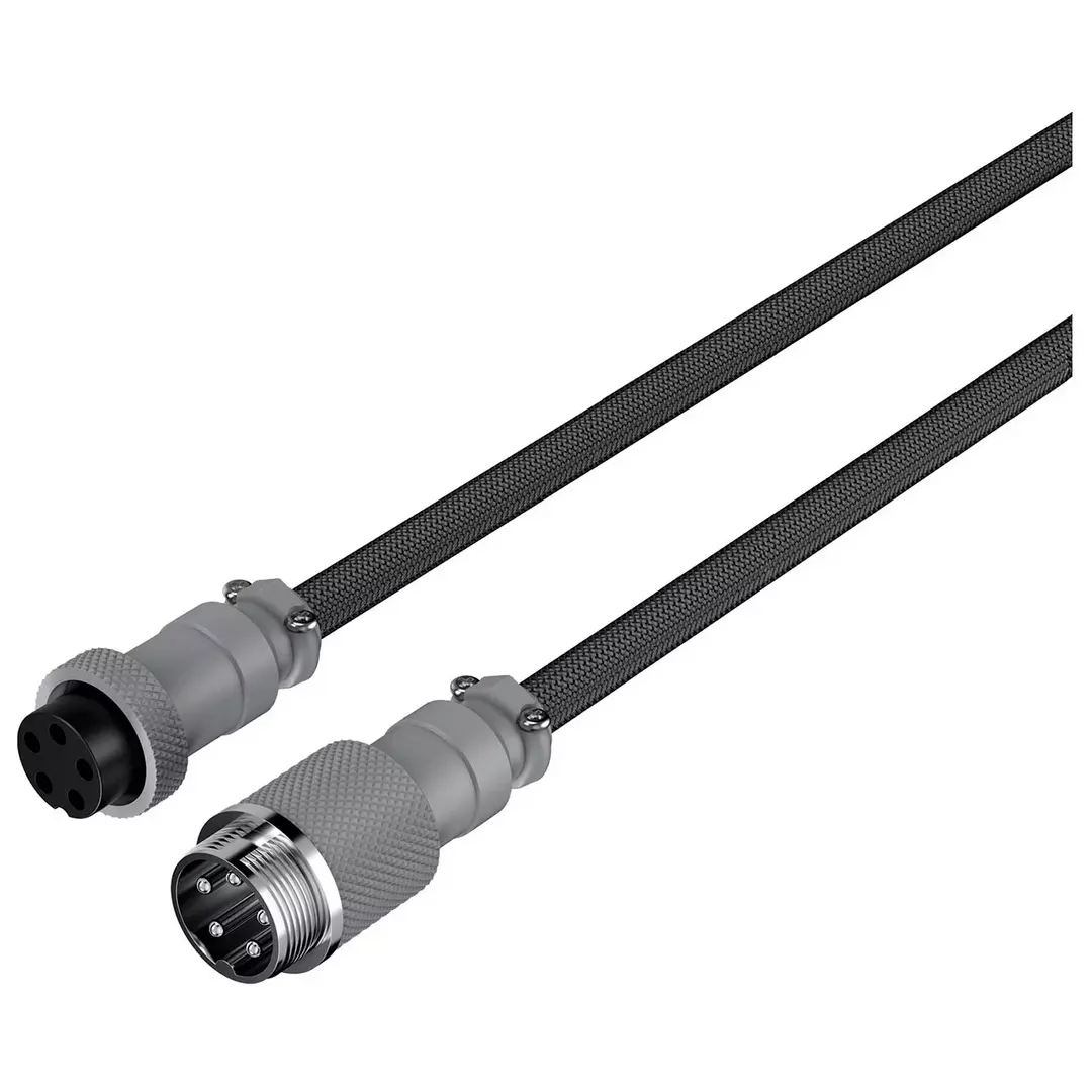Кабель для механической клавиатуры HyperX USB-C Coiled Cable Gray 6J678AA купить,0