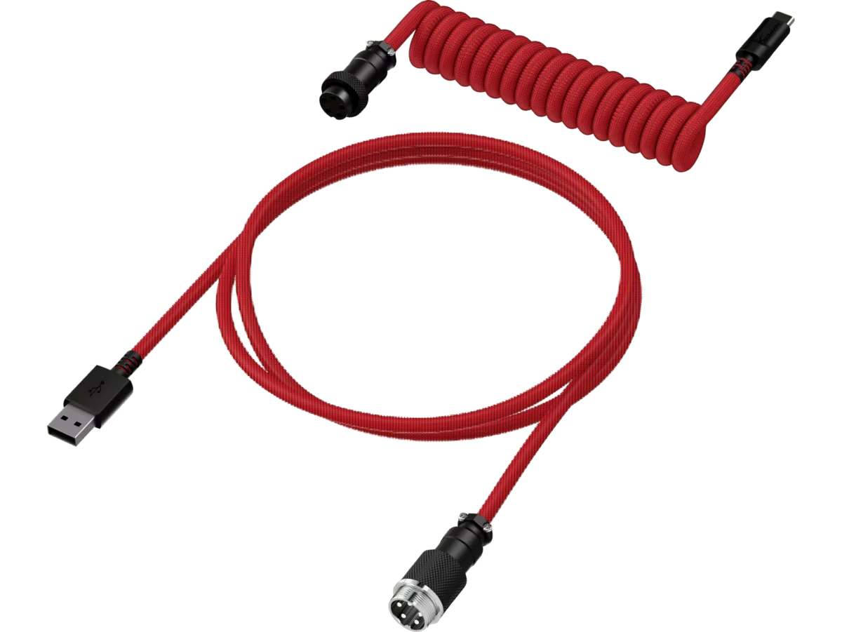 Кабель для механической клавиатуры HyperX USB-C Coiled Cable Red-Black 6J677AA - ForteMarket Кабель для механической клавиатуры HyperX USB-C Coiled Cable Red-Black 6J677AA купить,24161