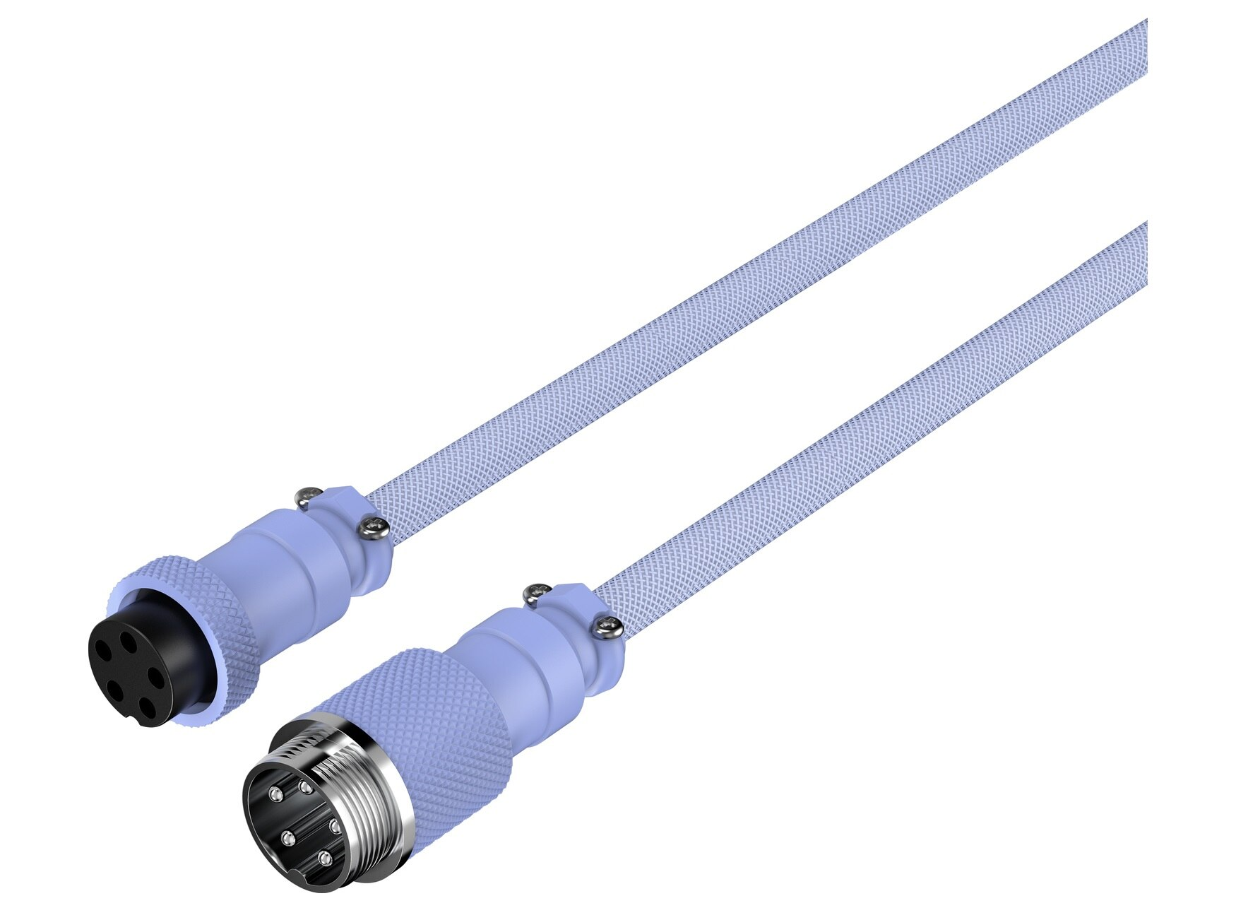Кабель для механической клавиатуры HyperX USB-C Coiled Cable Light Purple 6J682AA купить,0