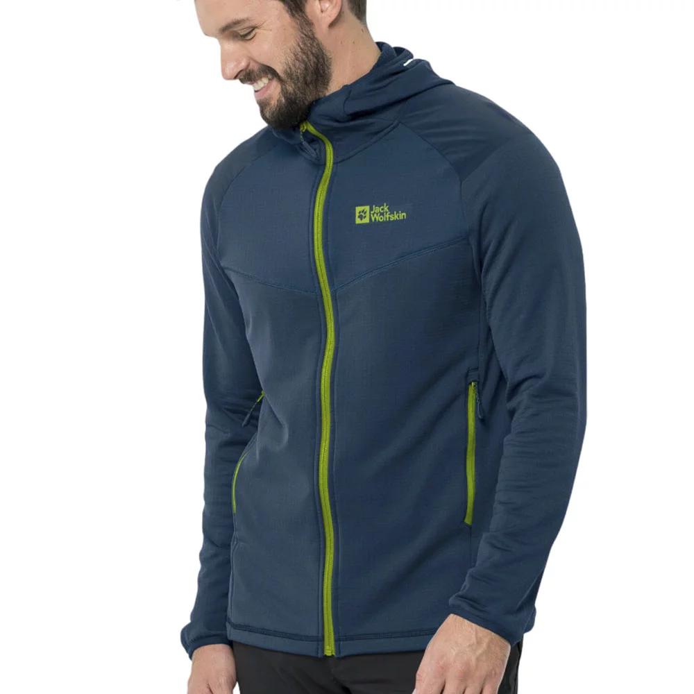 Кофта Jack Wolfskin Kolbenberg 1711011-1274 синяя M купить,NaN
