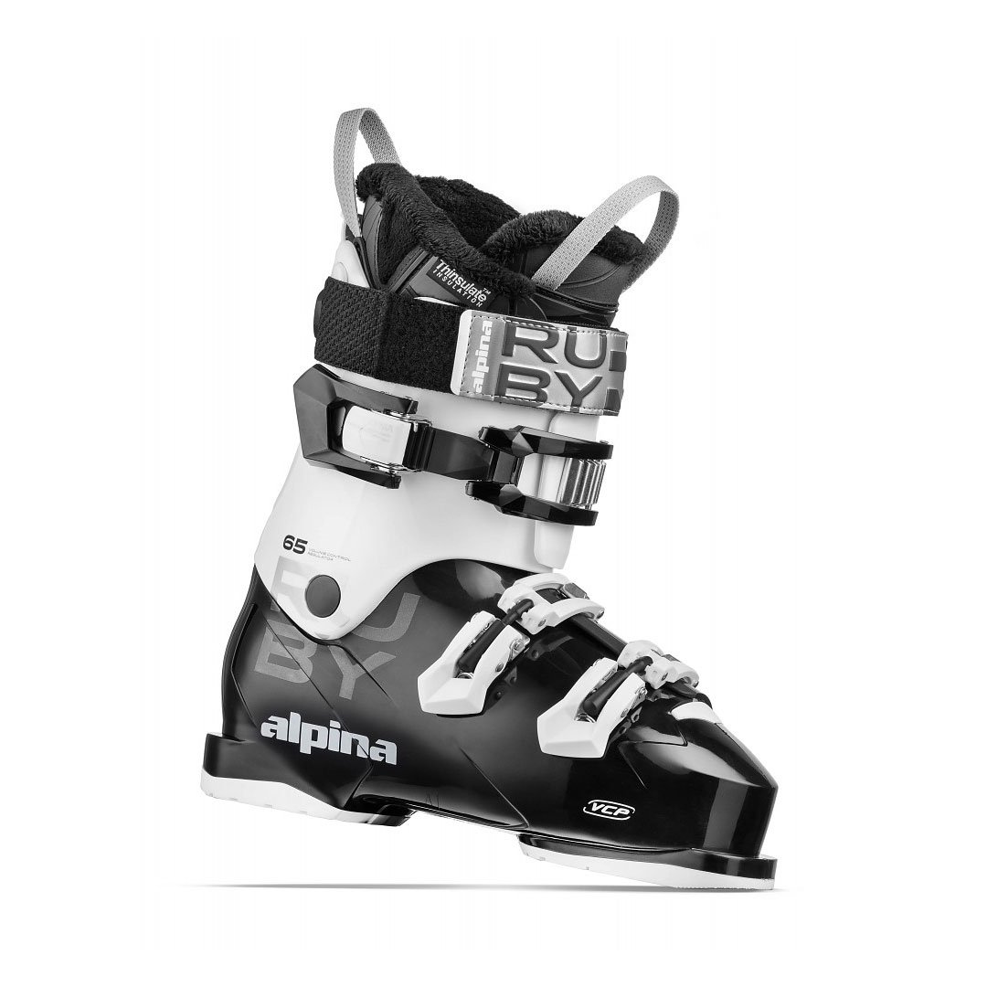 Ботинки для лыж Alpina Ruby 65 25 бело-черные