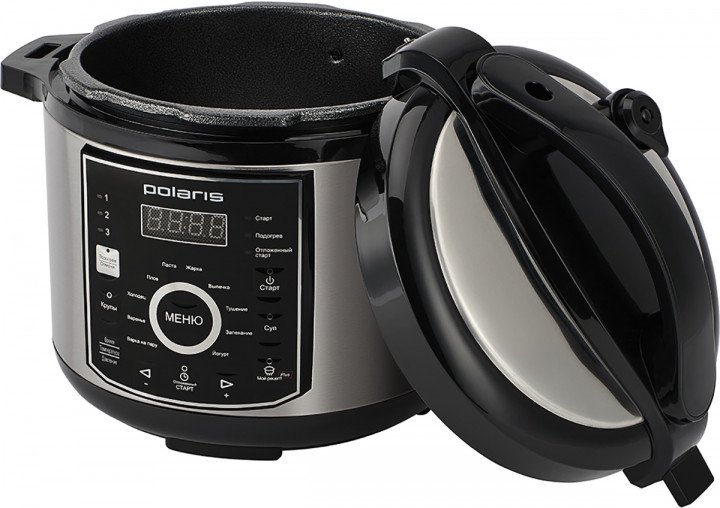 Мультиварка Polaris PPC 1305AD серебристо-черная