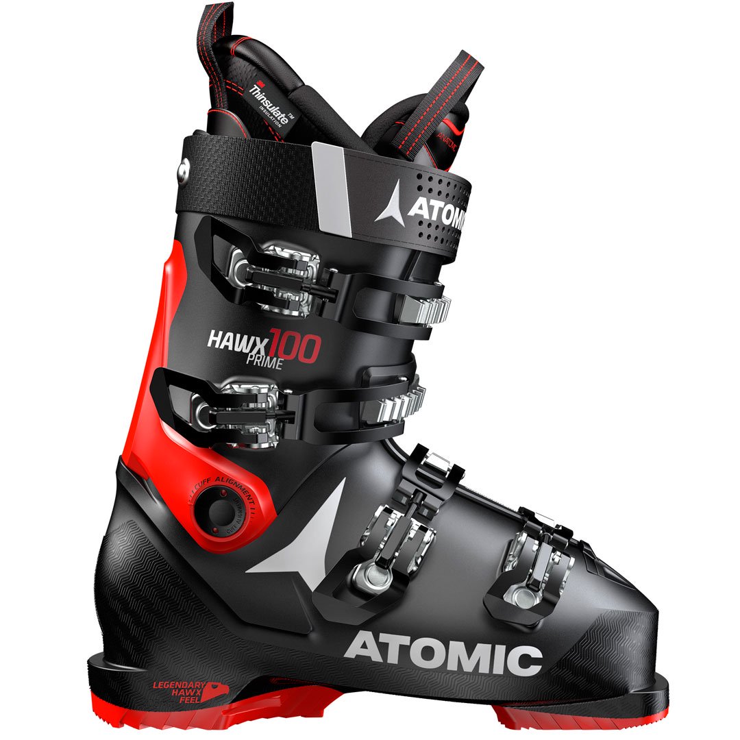 Ботинки для лыж Atomic Hawx Prime 100 29-29.5 красно-черные