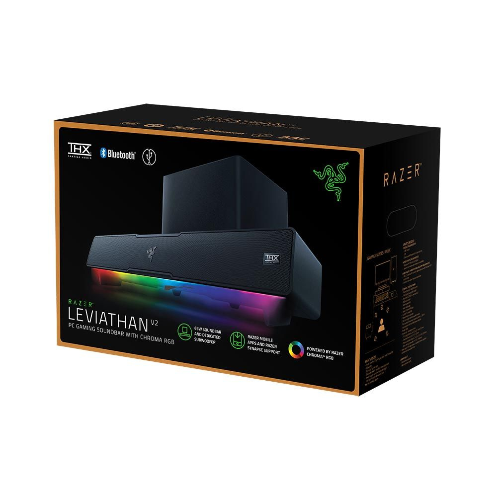Саундбар для ПК Razer Leviathan V2 RZ05-03920100-R3G1 Black - ForteMarket Саундбар для ПК Razer Leviathan V2 RZ05-03920100-R3G1 Black купить,0