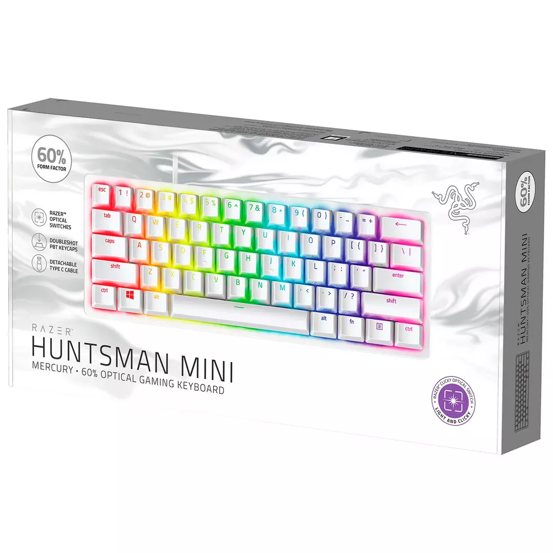 Клавиатура Razer Huntsman Mini Red Switch Mercury RZ03-03392200-R3R1 купить,0